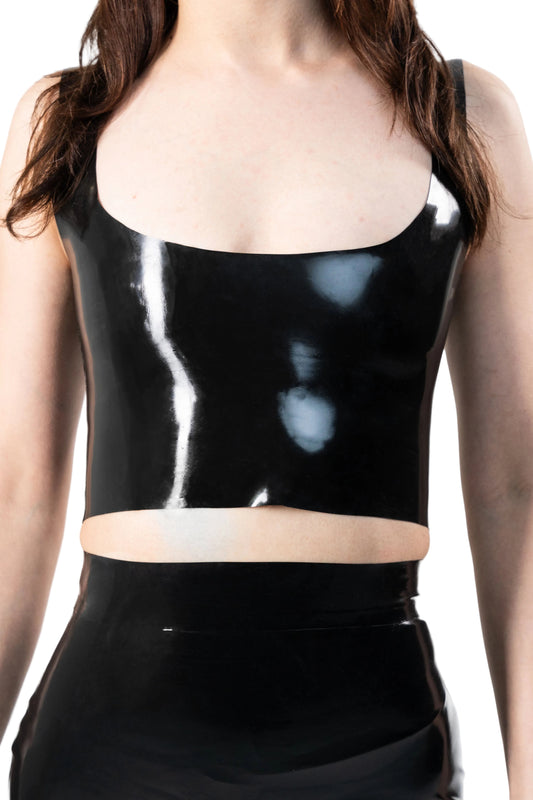 Tank top de látex de tirantes “Trinity”