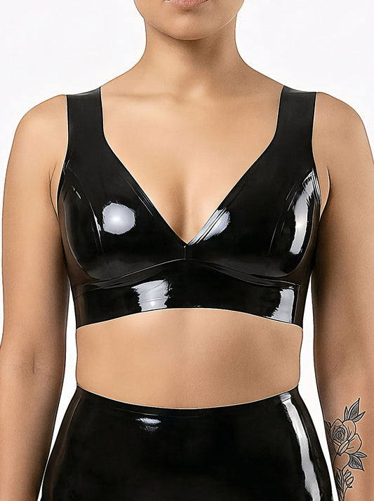 Top de látex “Trinity”